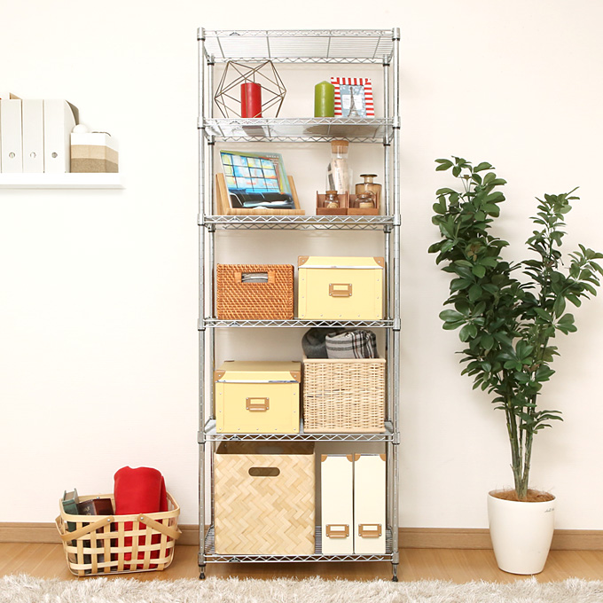 週末限定10%OFF】 [19mm] 幅65 6段 (幅64.5×奥行34.5×高さ174.5cm