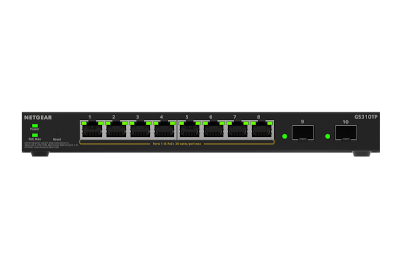 GS310TPv2 | S350 Series 8-Port Gigabit Ethernet PoE+ Smart Managed