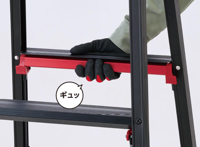 はしご兼用伸縮脚立 上部操作タイプ「シャガマン」| 長谷川工業株式会社