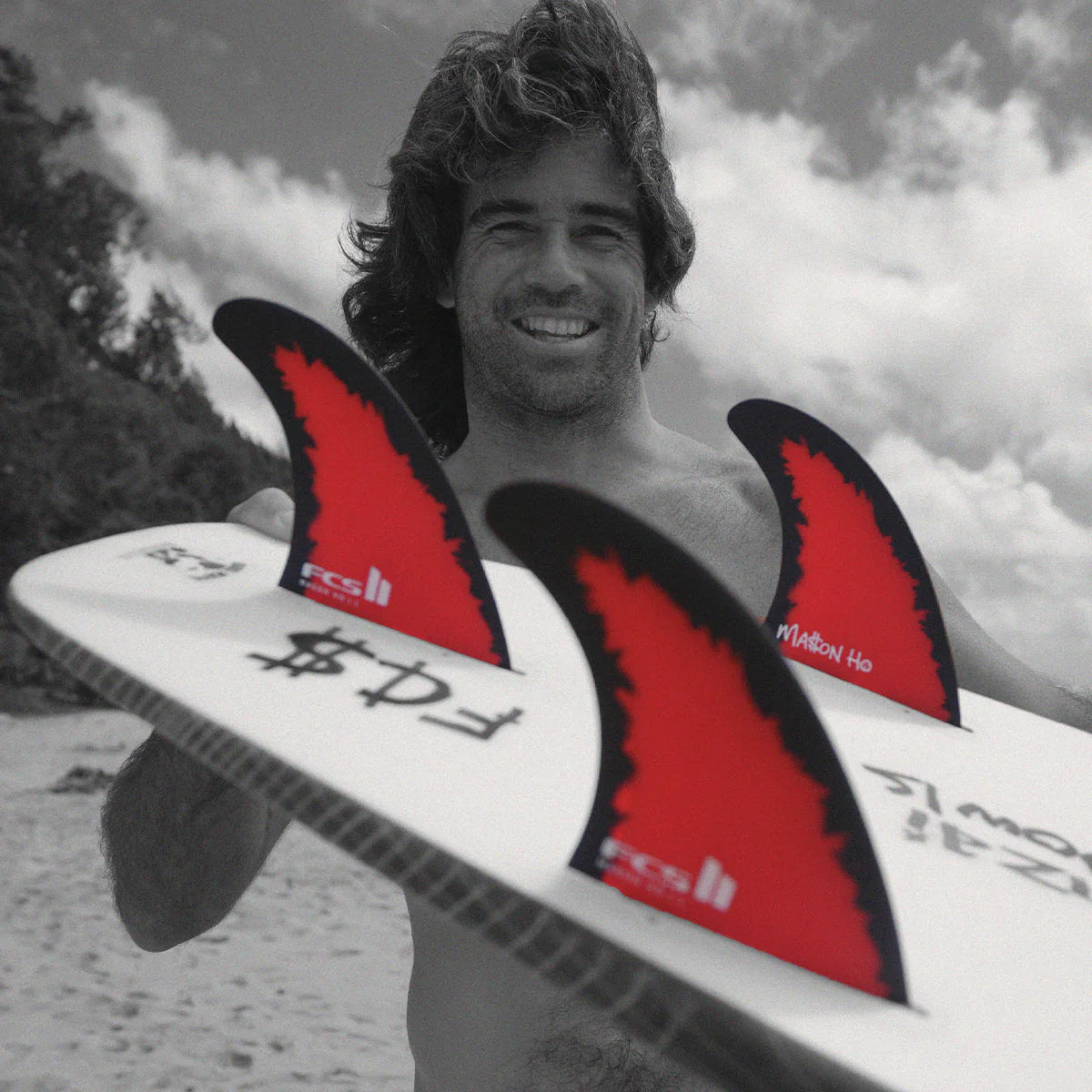 FCS II Mason Ho Code Red Signature Tri Fin Set - FCS JAPAN