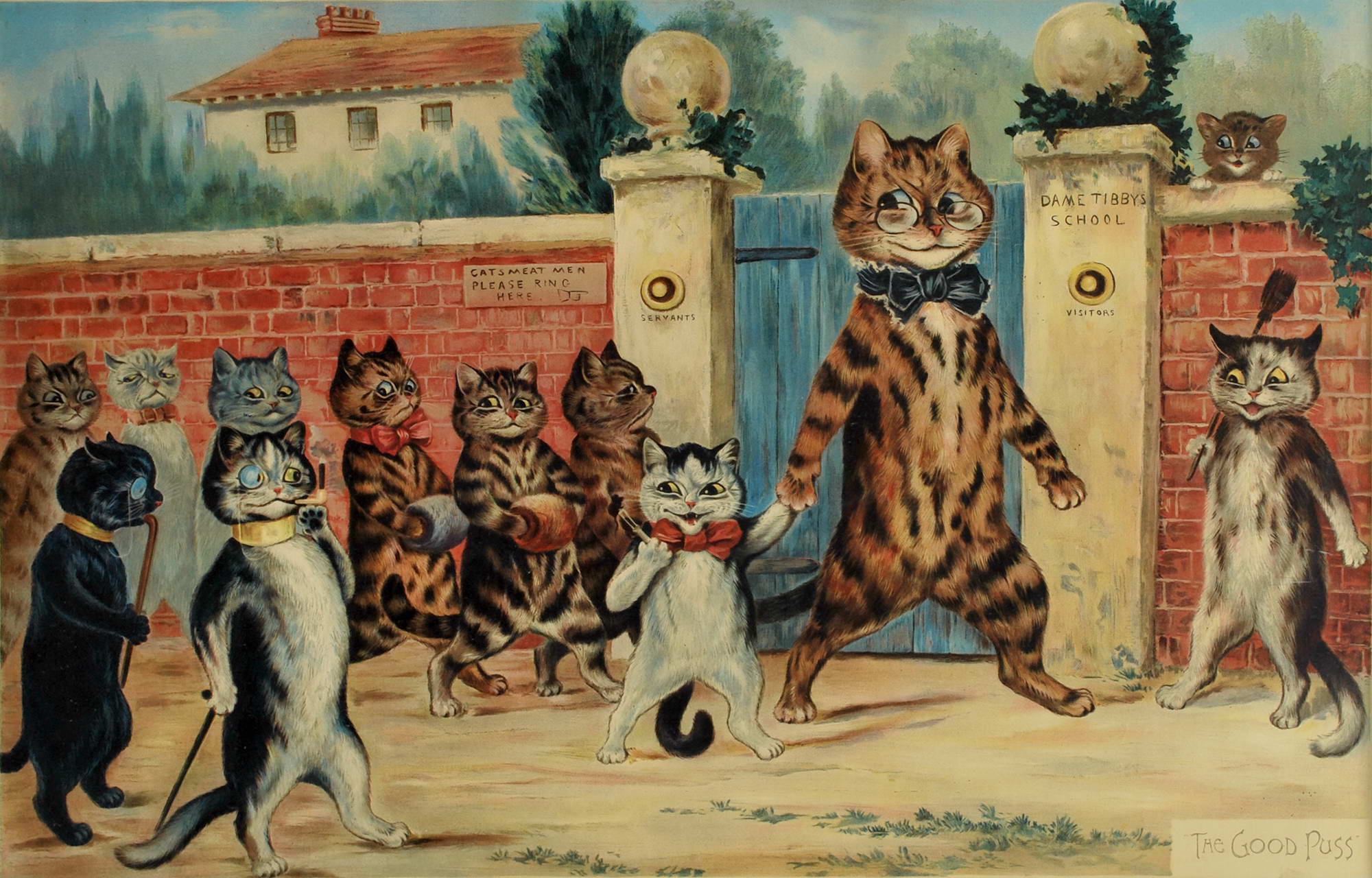 The Good Puss by Louis Wain | Obelisk Art History