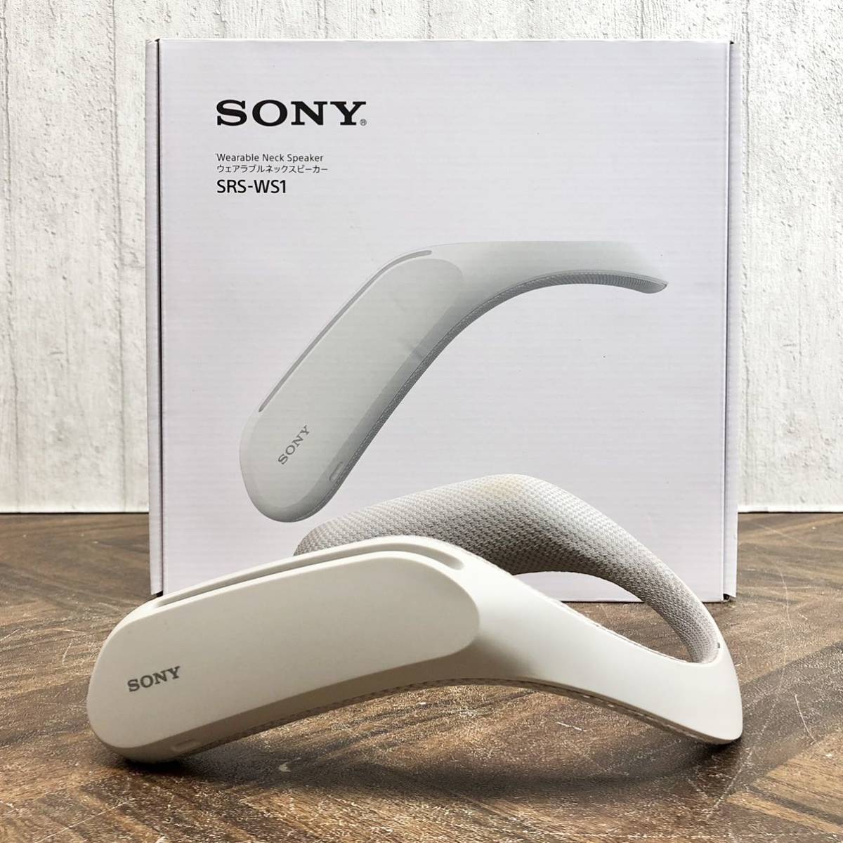 極美品】SONY SRS-WS1 ウェアラブルネックスピーカー ソニー 箱あり