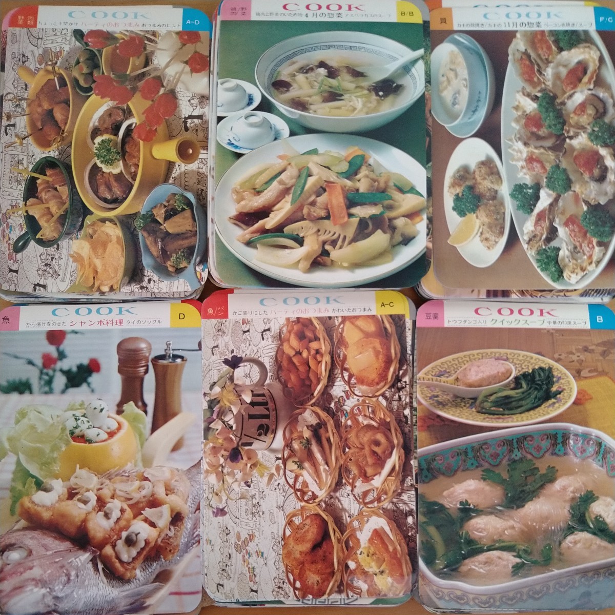 レアグッズ 【昭和レトロ】 非売品 千趣会発行 料理レシピ カード COOK