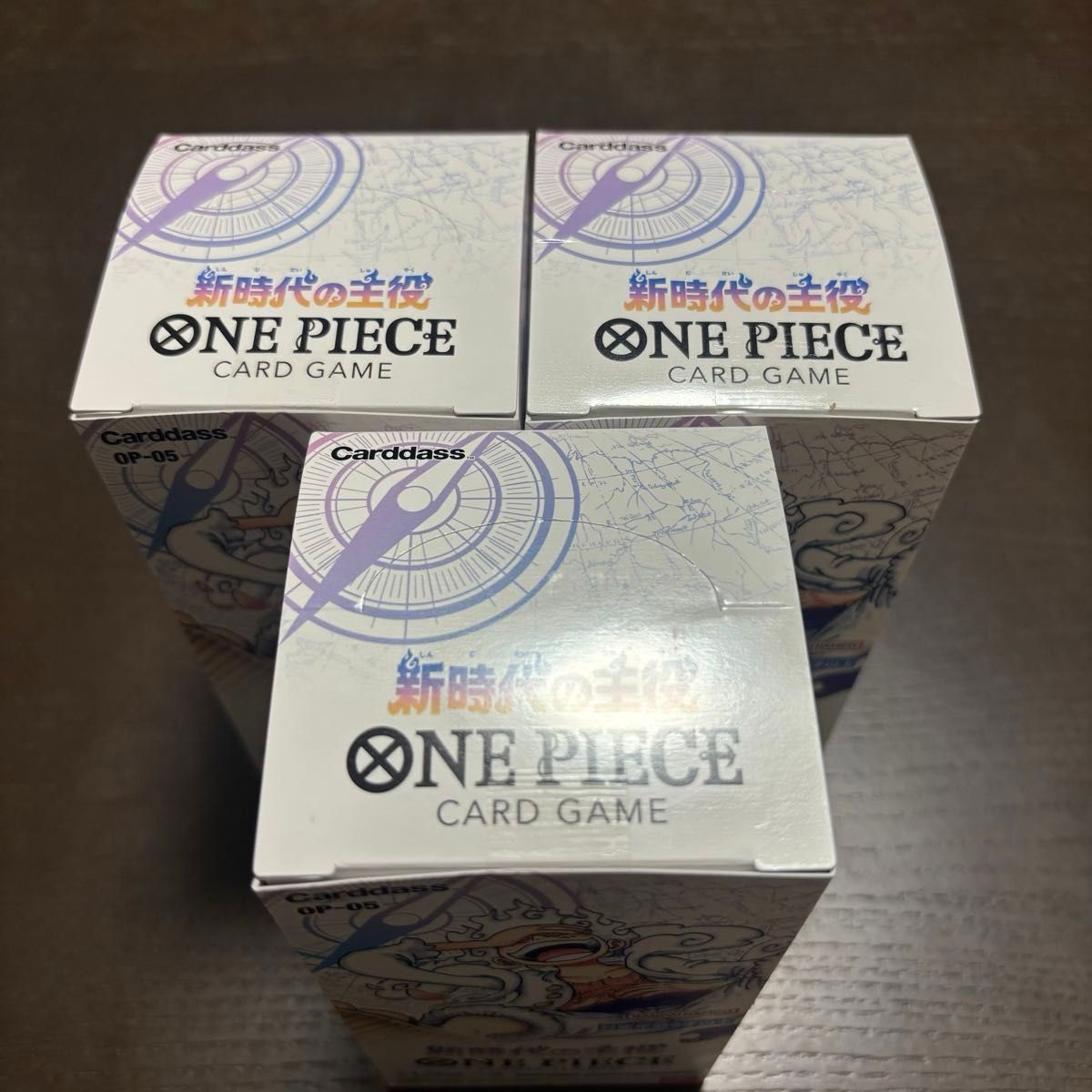 テープ付未開封】ワンピースカード 新時代の主役3box 双璧の覇者4box