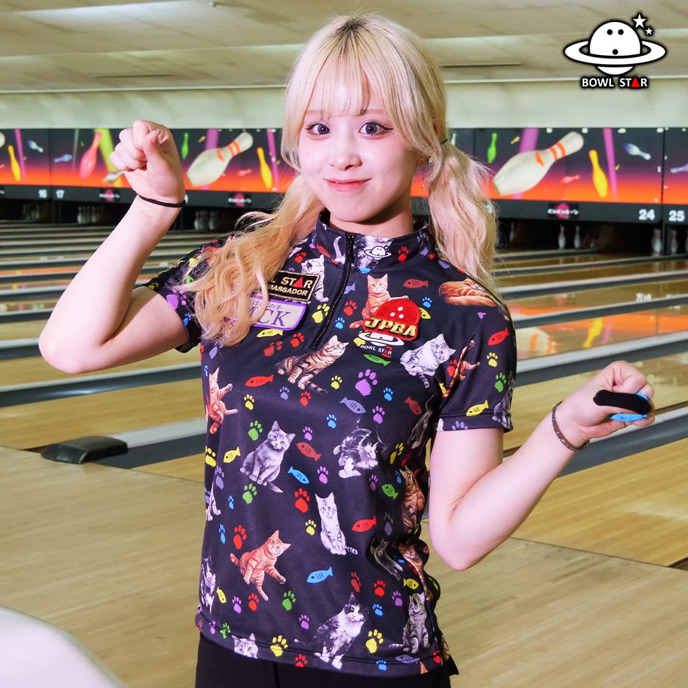 ボウルスター・にゃーにゃー[ウェア-222]ネーム入り・完全受注生産