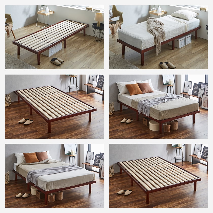 バノン すのこベッド セミシングルロング ベッド単品のみ ロングサイズ