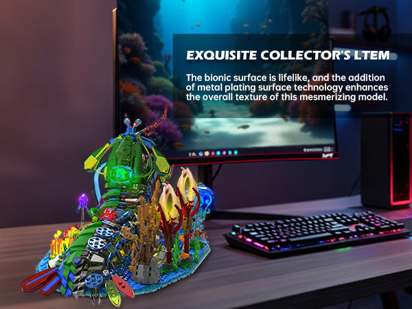 Mantis Shrimp Building Set 70013 | 1843+PCS | 15 LED lights