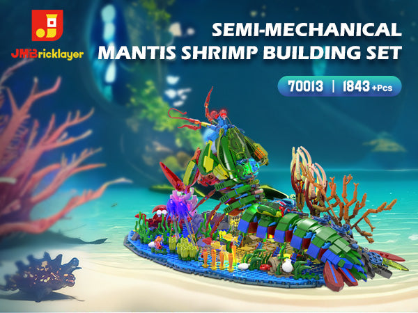 Mantis Shrimp Building Set 70013 | 1843+PCS | 15 LED lights
