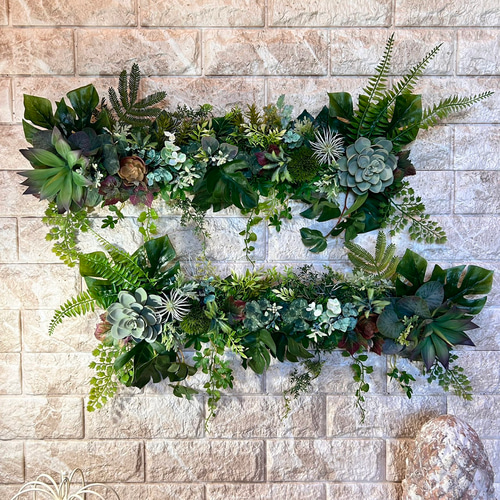 光触媒 人工観葉植物 ウォールグリーン フェイクグリーン 壁掛け