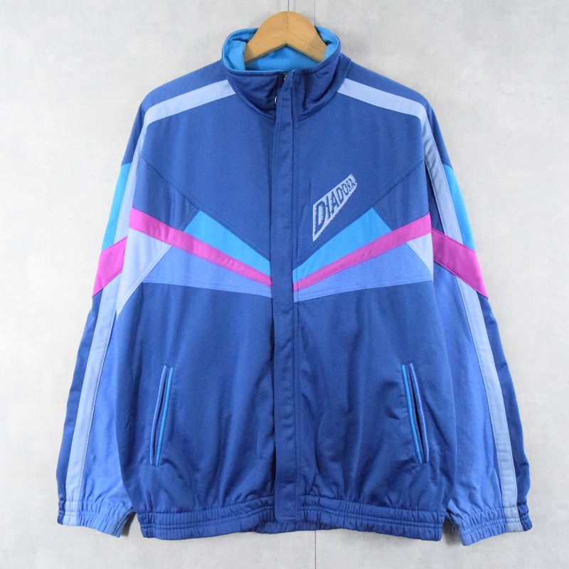 80s 80年代 ディアドラ ジャージ 青 ブルー セットアップ トラック