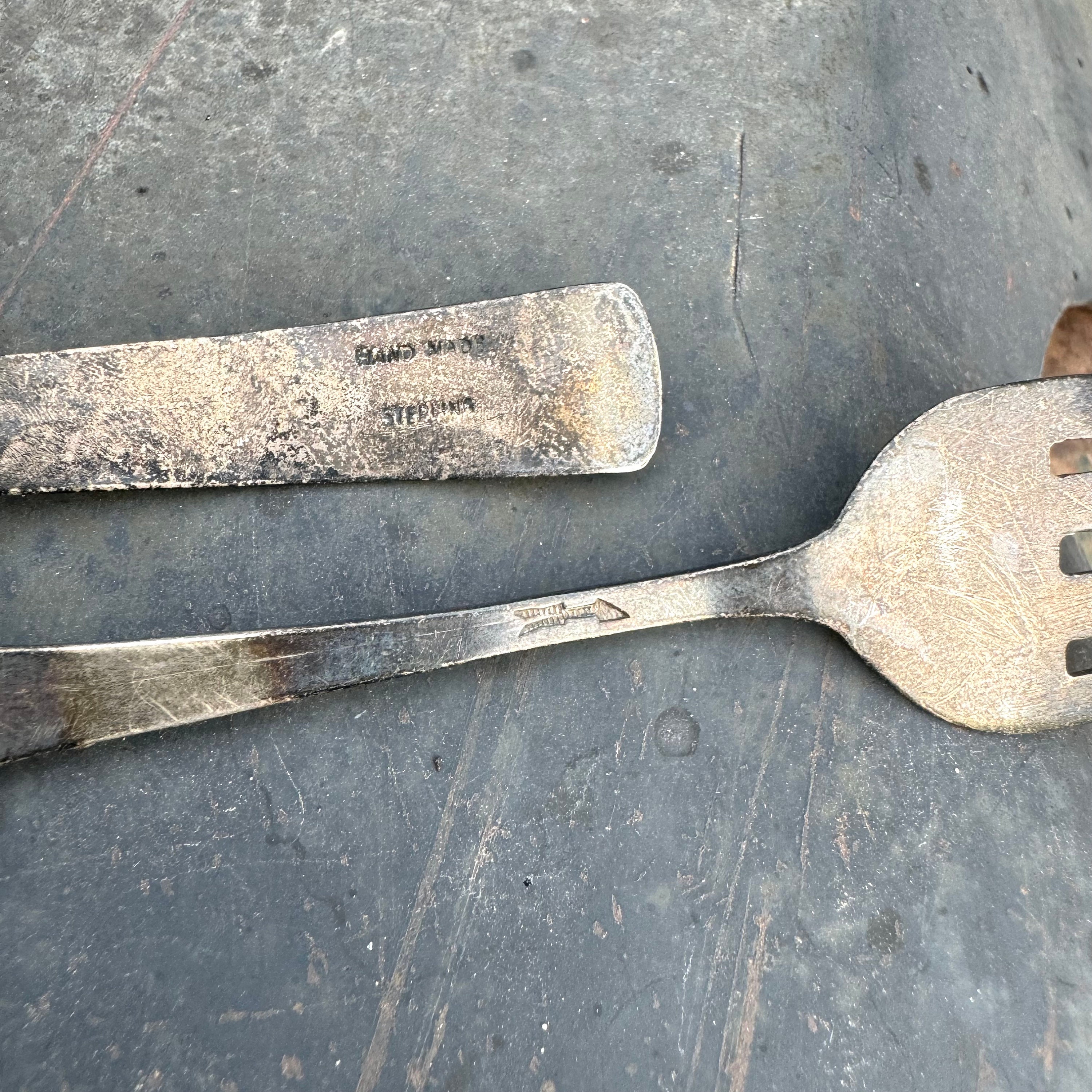 カトラリー(スプーン等) Vintage Fred Harvey Navajo Spoon Brooch