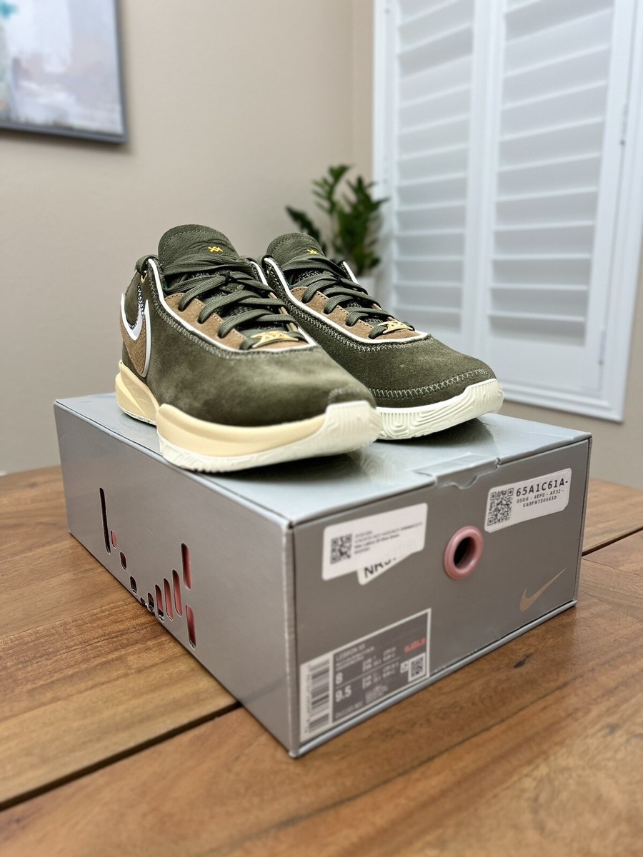 Nike LeBron XX 20 Olive Green Men Size 8 - DV1134-901 Brand New | eBay