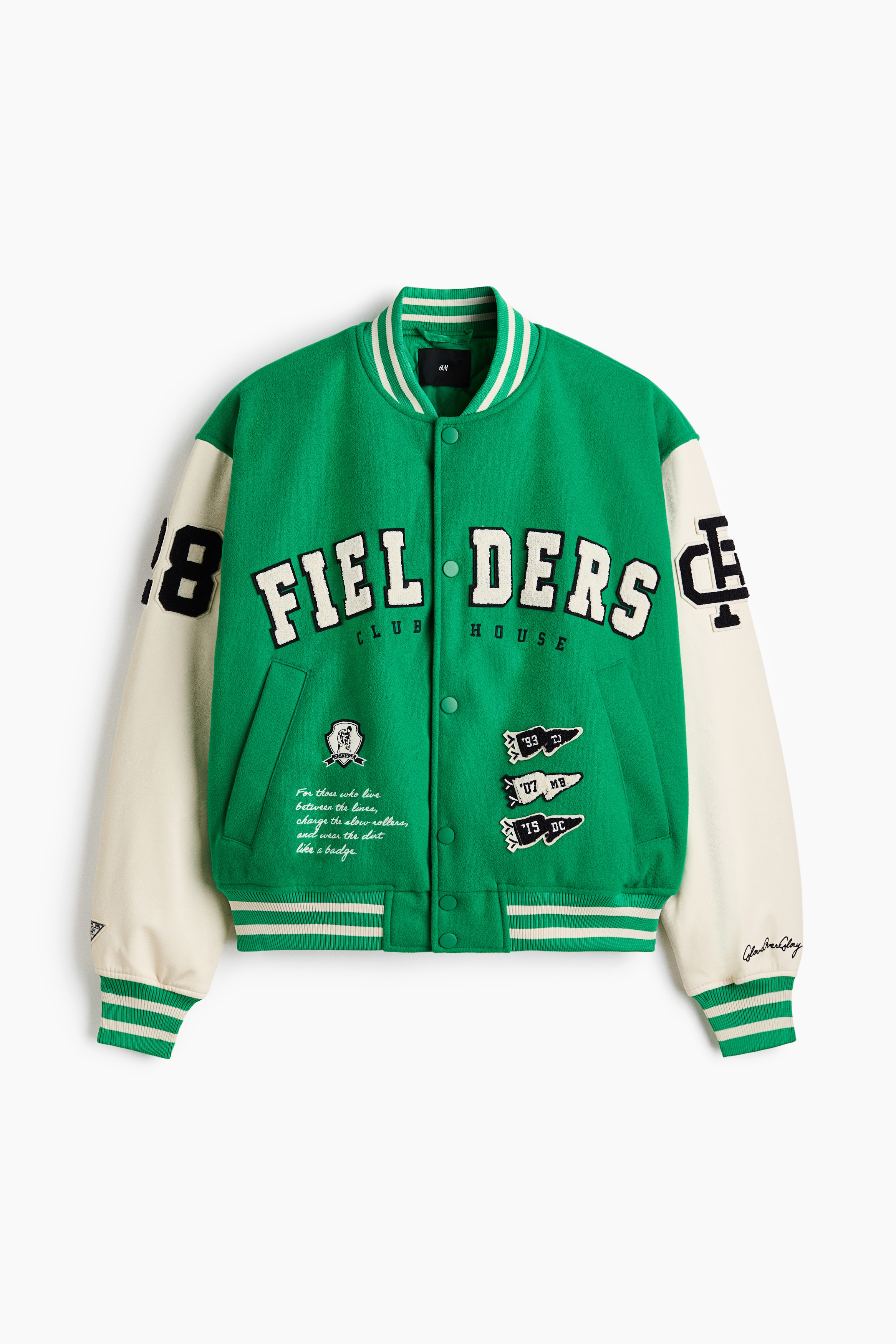 メンズボンバージャケット グリーン |キルティング、アビエイターなど