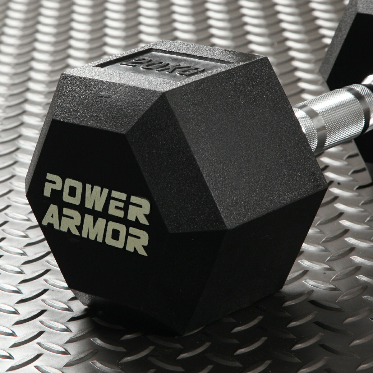 ラバーHEXダンベル20KG（2本セット）/POWER ARMOR（パワーアーマー）