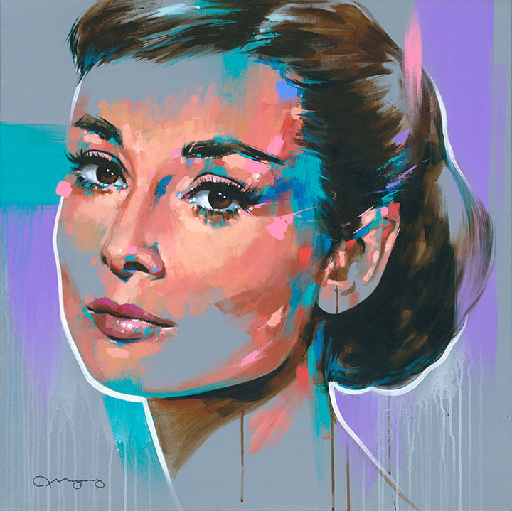 Audrey Hepburn Art | J. Magurany Studios Inc.