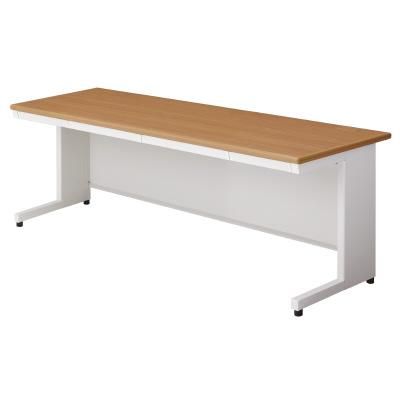 プラス 平机 L字脚（引出し付） LE-187H 【幅1800×奥行700×高さ700mm