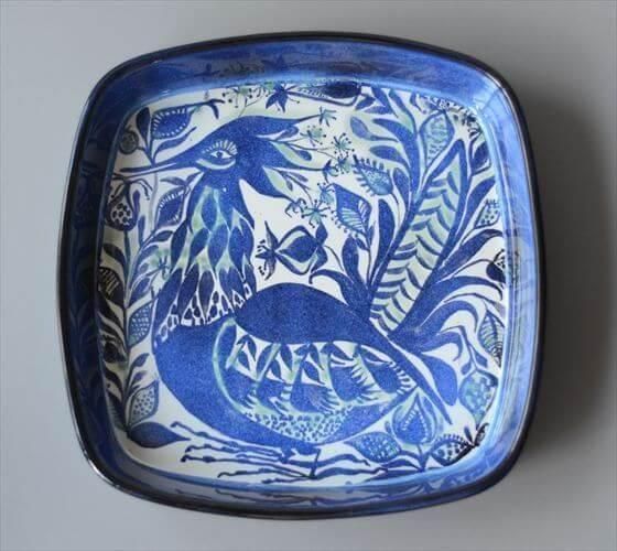 ヴィンテージ ロイヤルコペンハーゲン テネラ 鳥絵付けプレート