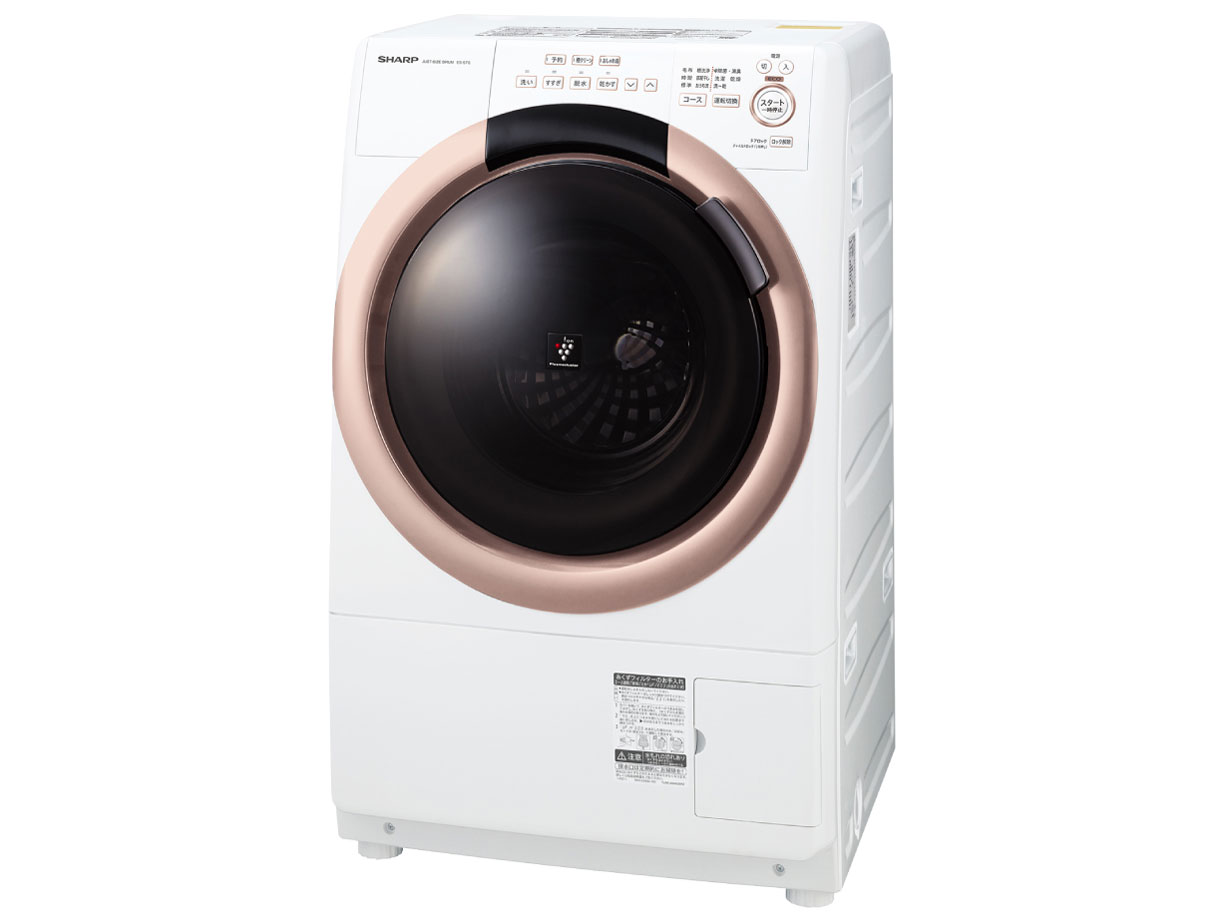 シャープ ES-S7G-WL [クリスタルホワイト] 価格比較 - 価格.com
