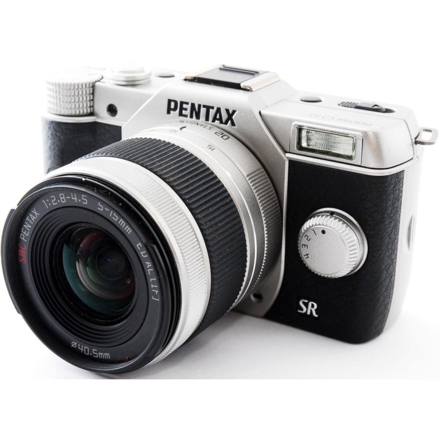 ペンタックス ミラーレス PENTAX Q10 レンズキット シルバー 中古 新品