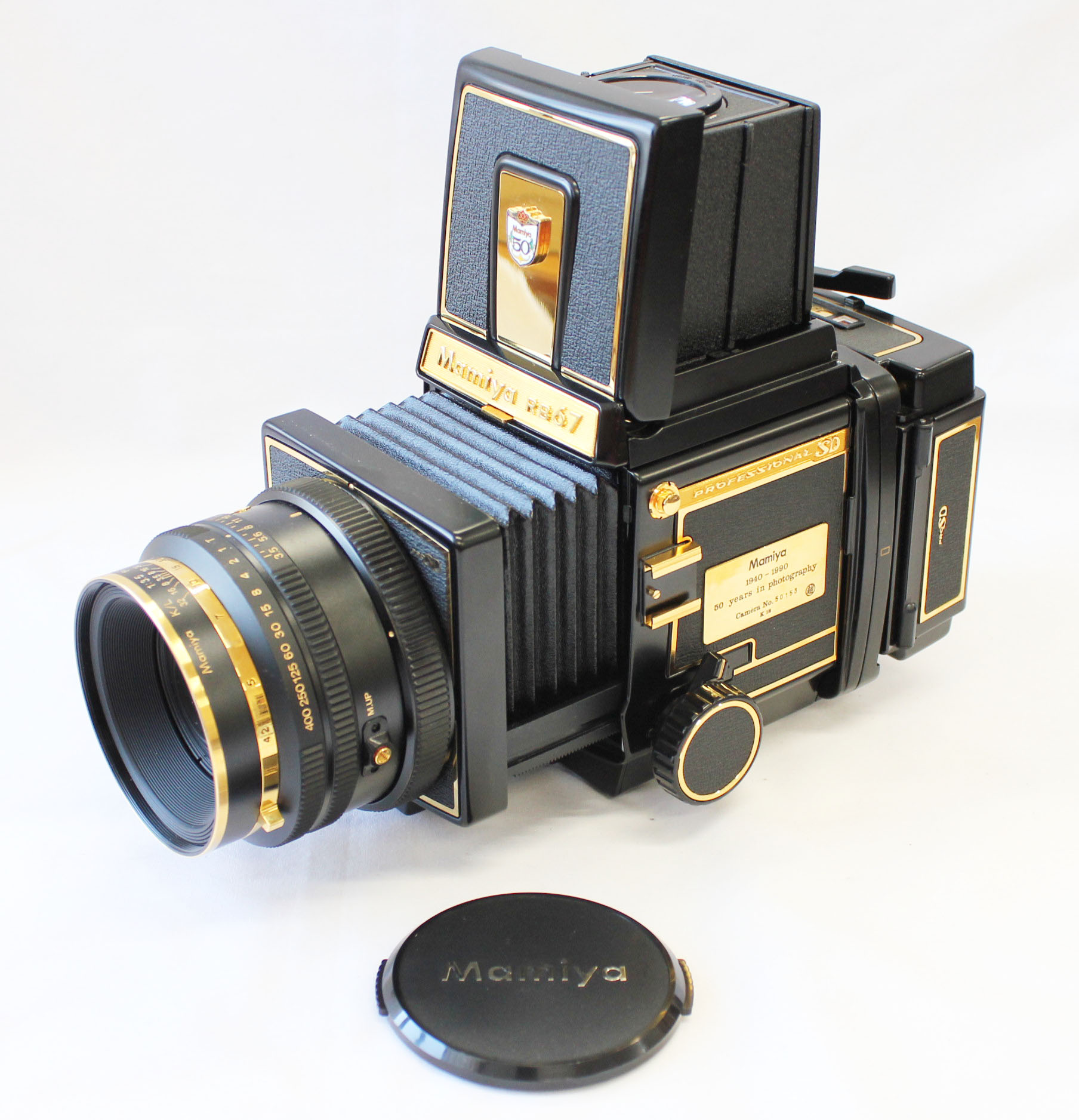 Mamiya RB67 Pro SD Gold K/L 127mm F/3.5 50 Years Limited Edition