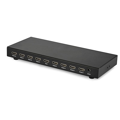 ビデオスプリッター／4K60Hz HDMI 2.0／1入力8出力／EDID HDR HDCP 2.2