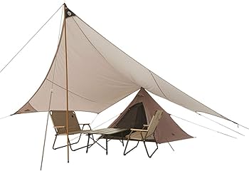Amazon | ロゴス(LOGOS) Tradcanvas Tepee＆タープ350-BB 71805559