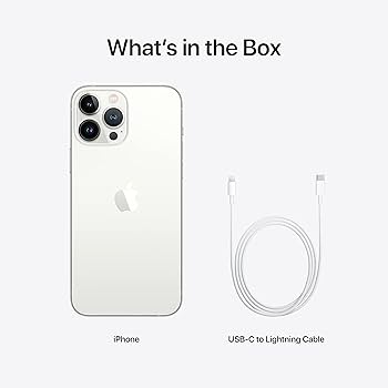 Amazon.com: Apple iPhone 13 Pro Max, 256GB, Silver - Unlocked