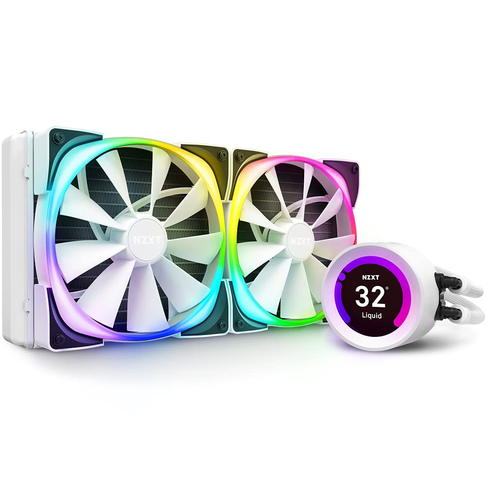 Amazon | NZXT KRAKEN Z63 ホワイト 簡易水冷CPUクーラー 液晶モニタ