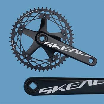 Amazon | BOLANY SKEACE 165mm 自転車クランクセット スクエアテーパー