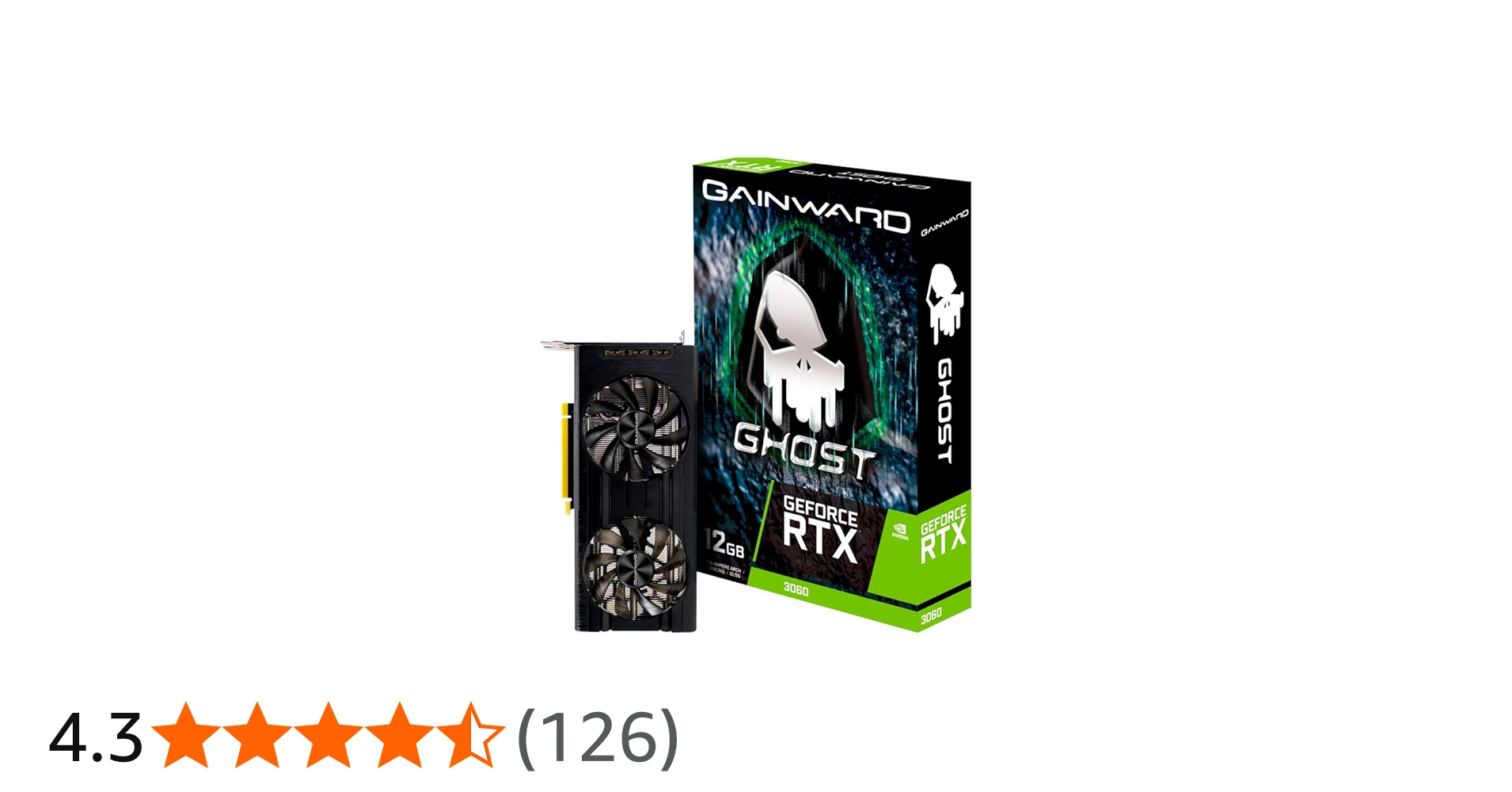 Amazon | GAINWARD GeForce RTX3060 GHOST 12G GDDR6 グラフィックス