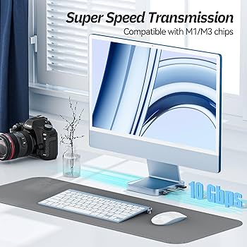 Amazon.co.jp: Minisopuru USB C ハブ iMac 24 インチ 2021/2023/2024