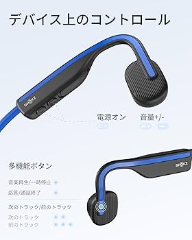 Amazon.co.jp: Bluetooth 5.1 SHOKZ OpenMove 骨伝導イヤホン 公式