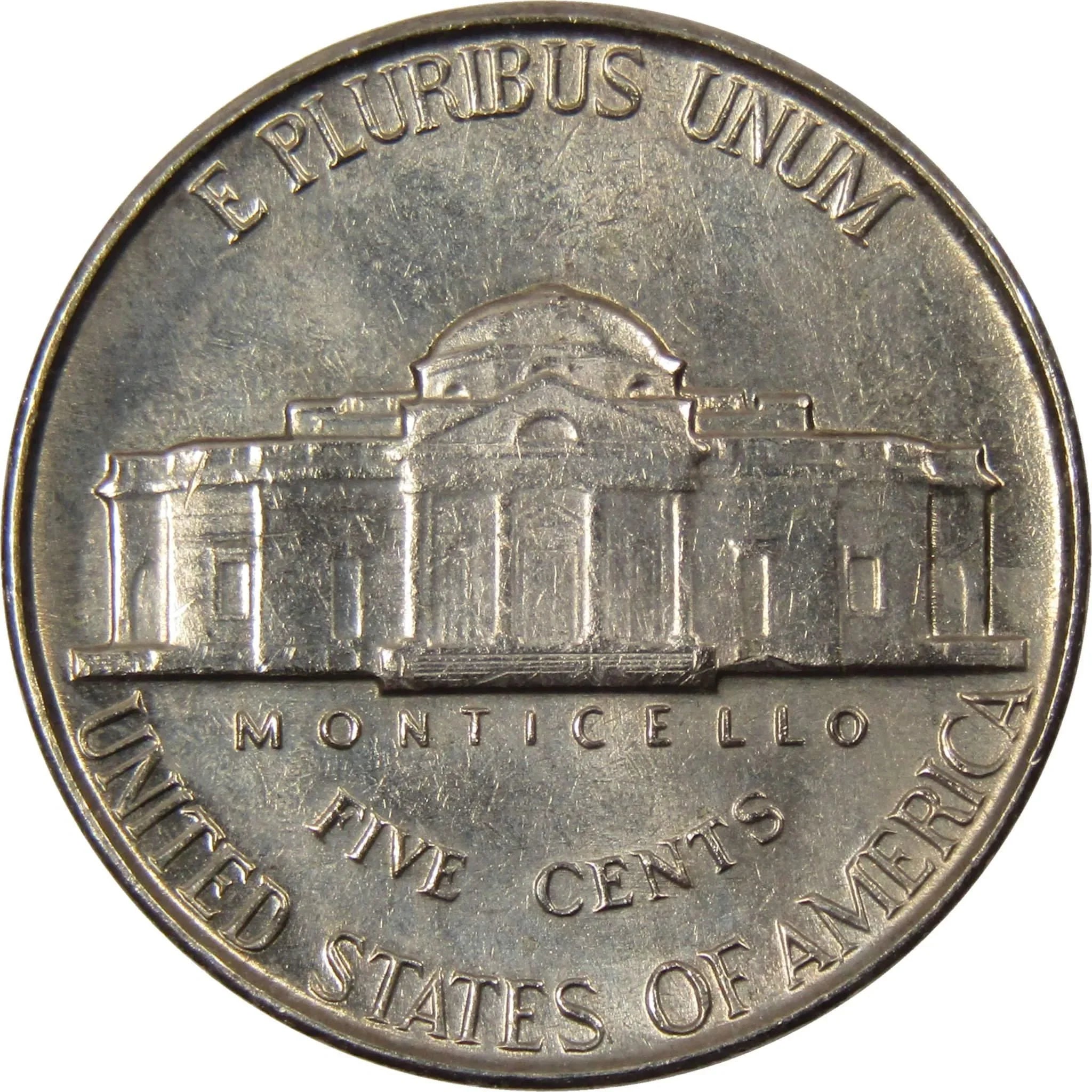 1958 Jefferson Nickel 5 Cent Piece BU Uncirculated Mint State 5c