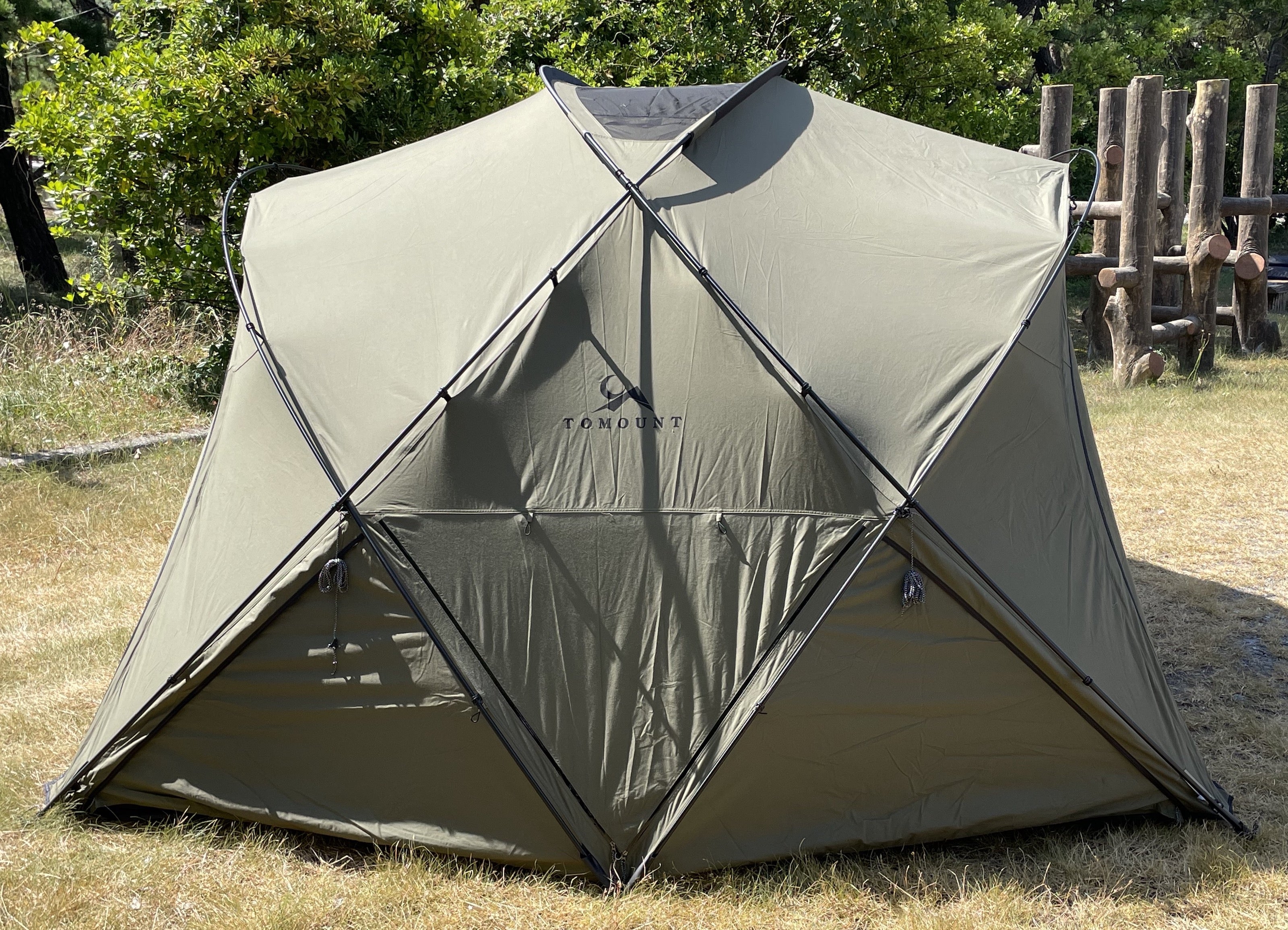 TOMOUNT ドームテントG moon-TC / 拡張テントのメッシュドア販売中