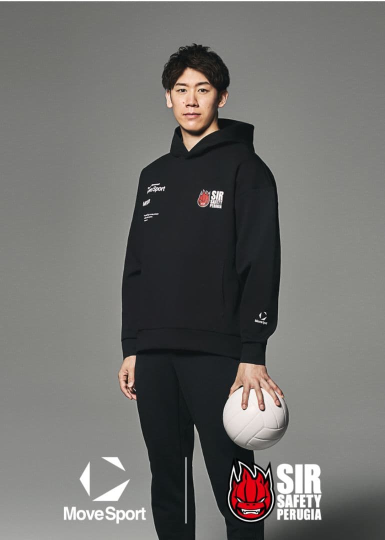 石川祐希DESCENTE スウェット ペルージャMovesport　size L ムーブスポーツ MoveSport 【石川祐希選手着用｜ACTIVE SUITS