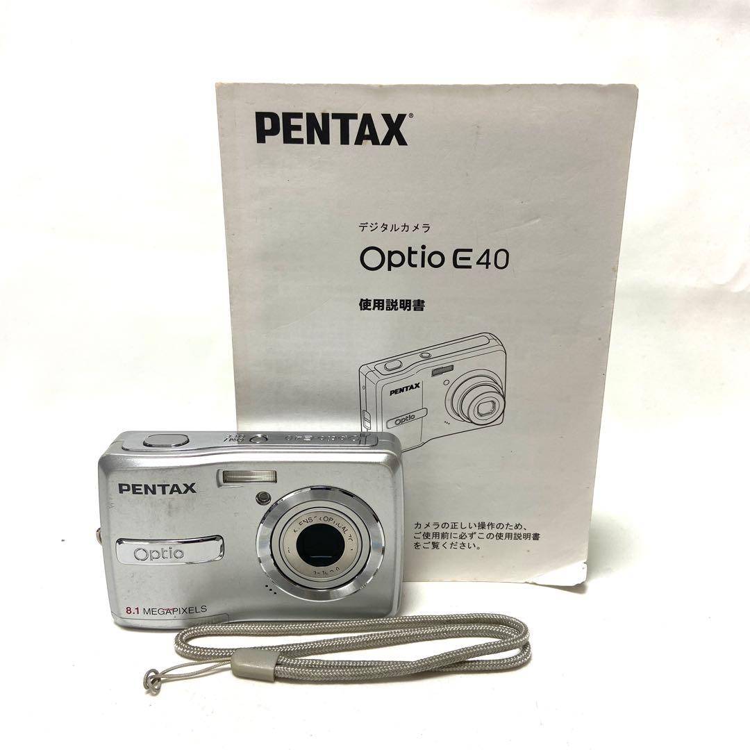 PENTAX Optio E40 コンパクトデジタルカメラ 動作品 PENTAX - コンパクトデジタルカメラ PENTAX Optio E40 動作品の通販 by