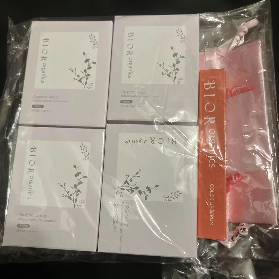 BIOR organics オーガニックアクア　クッションファンデーション bior organics】オーガニックアクア エアレスクッション ハクラビ