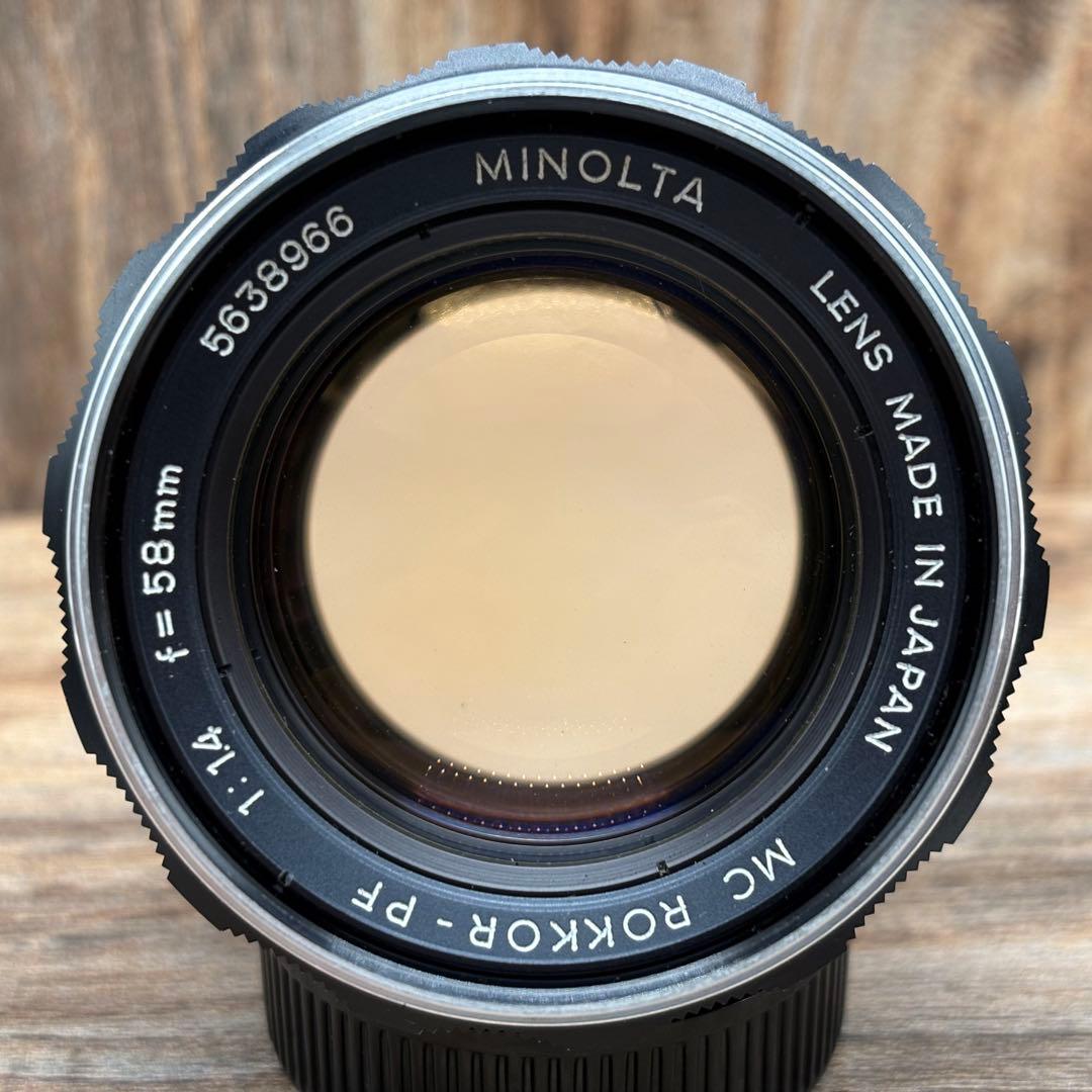 Minolta MC Rokkor PF 58mm f1.4 52430 - メルカリ