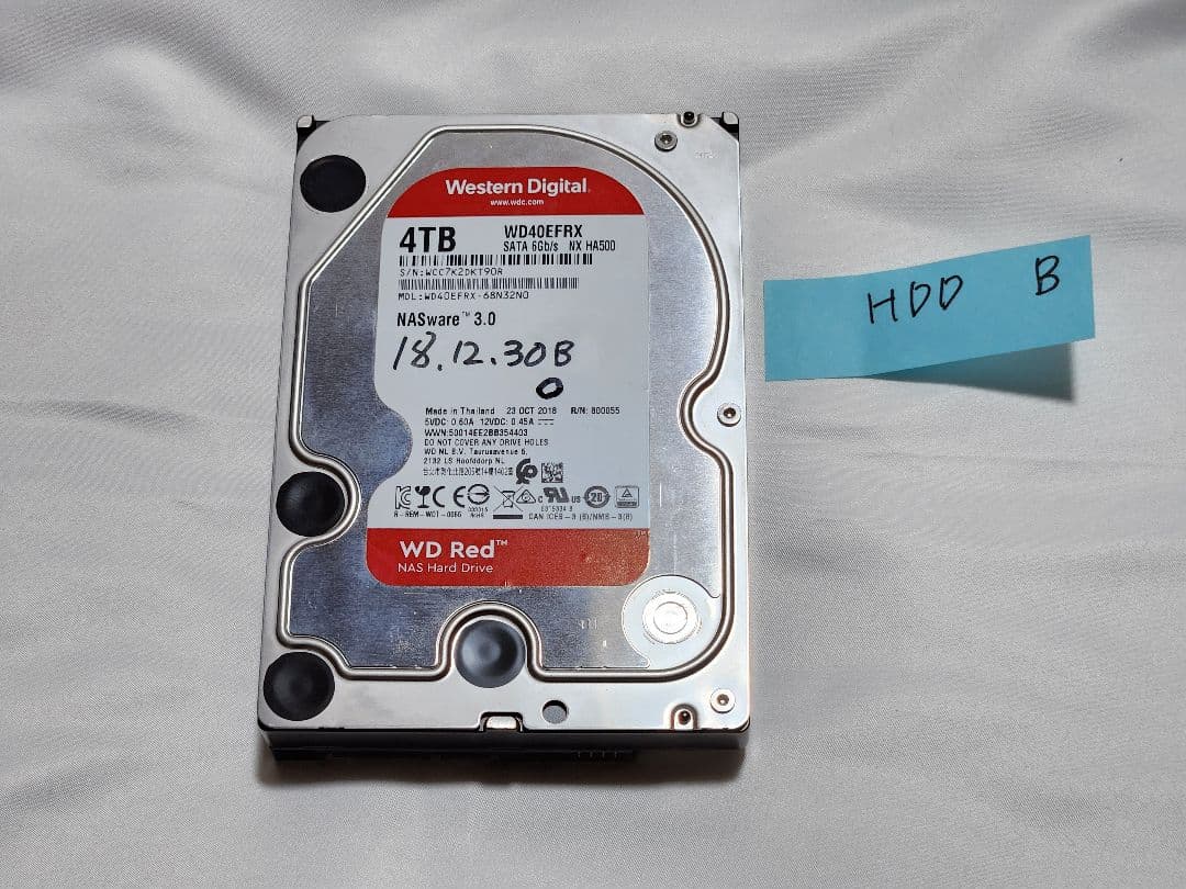 外付けハードディスク・ドライブ HDD 4TB WD Red WD40EFRX-RT2 Amazon.com: Western Digital WD40EFRX WD Red NAS Hard Drive - Hard