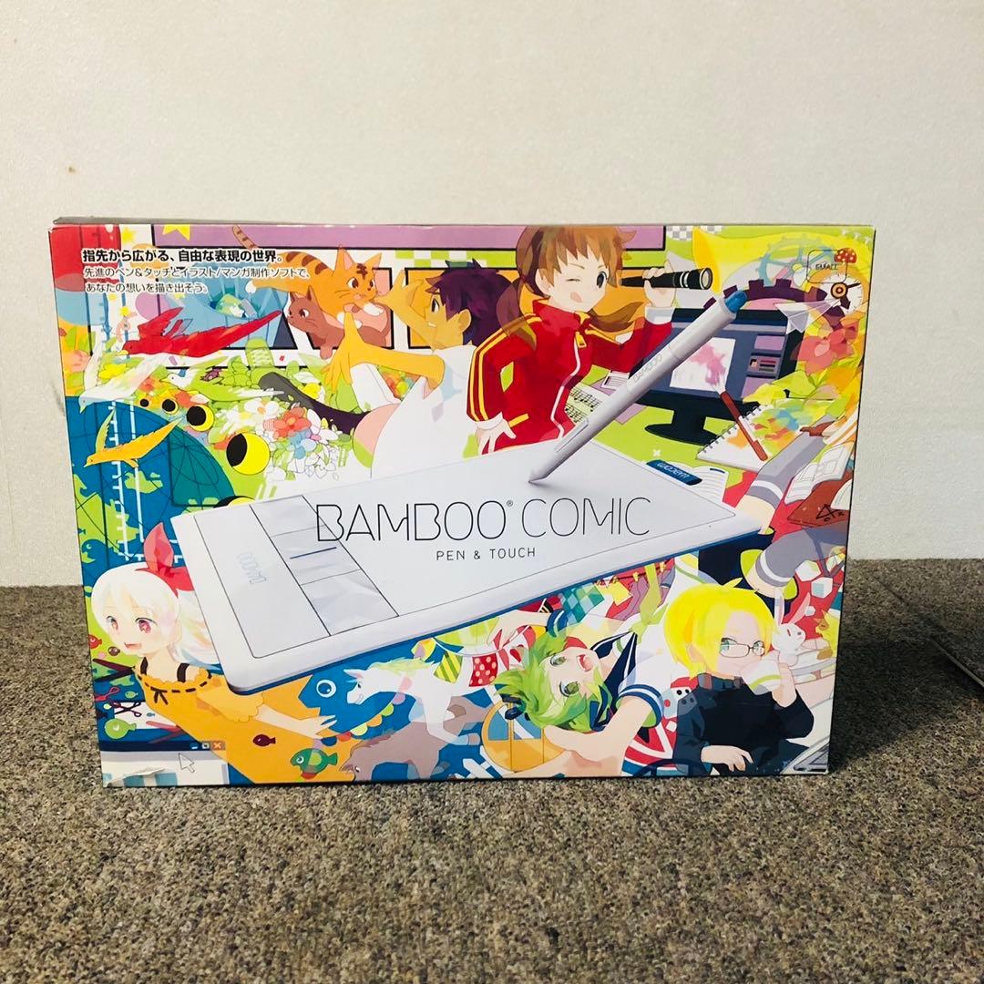 E54早い者勝ち✨wacom ワコム Bamboo Comic ペンタブレット ワコム、イラスト/マンガ向けA6ワイドペンタブレット「Bamboo Comic」
