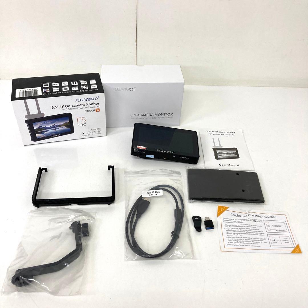 Y821-7 FEELWORLD 5.5 4K モニター F5 pro FEELWORLD F5 Pro V2 5.5 インチ 3D LUT DSLR カメラ フィールド