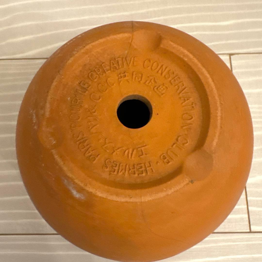 HERMES FLOWER POT 非売品 ノベルティ 植木鉢 エルメス - メルカリ