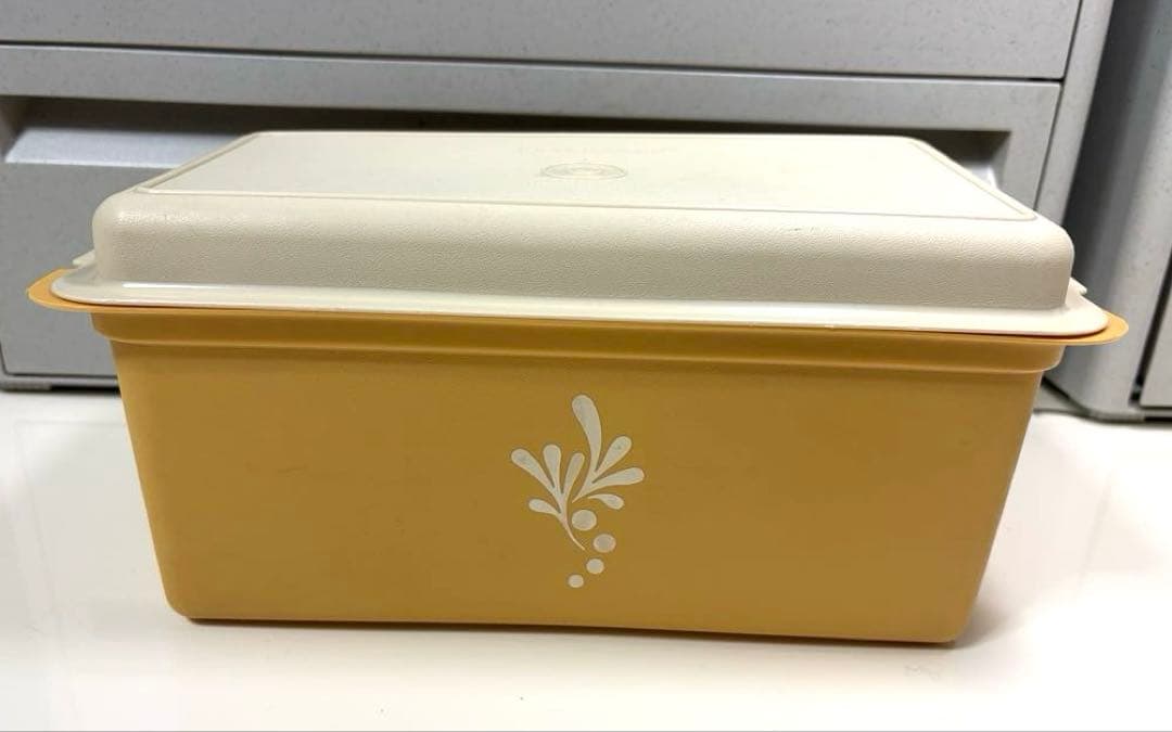 昭和レトロ入手困難希少激レア❤︎Tupperwareタッパーウェア❤︎パンケース大 タッパーウェア Tupperware パンケース ブレッドケース ビンテージ