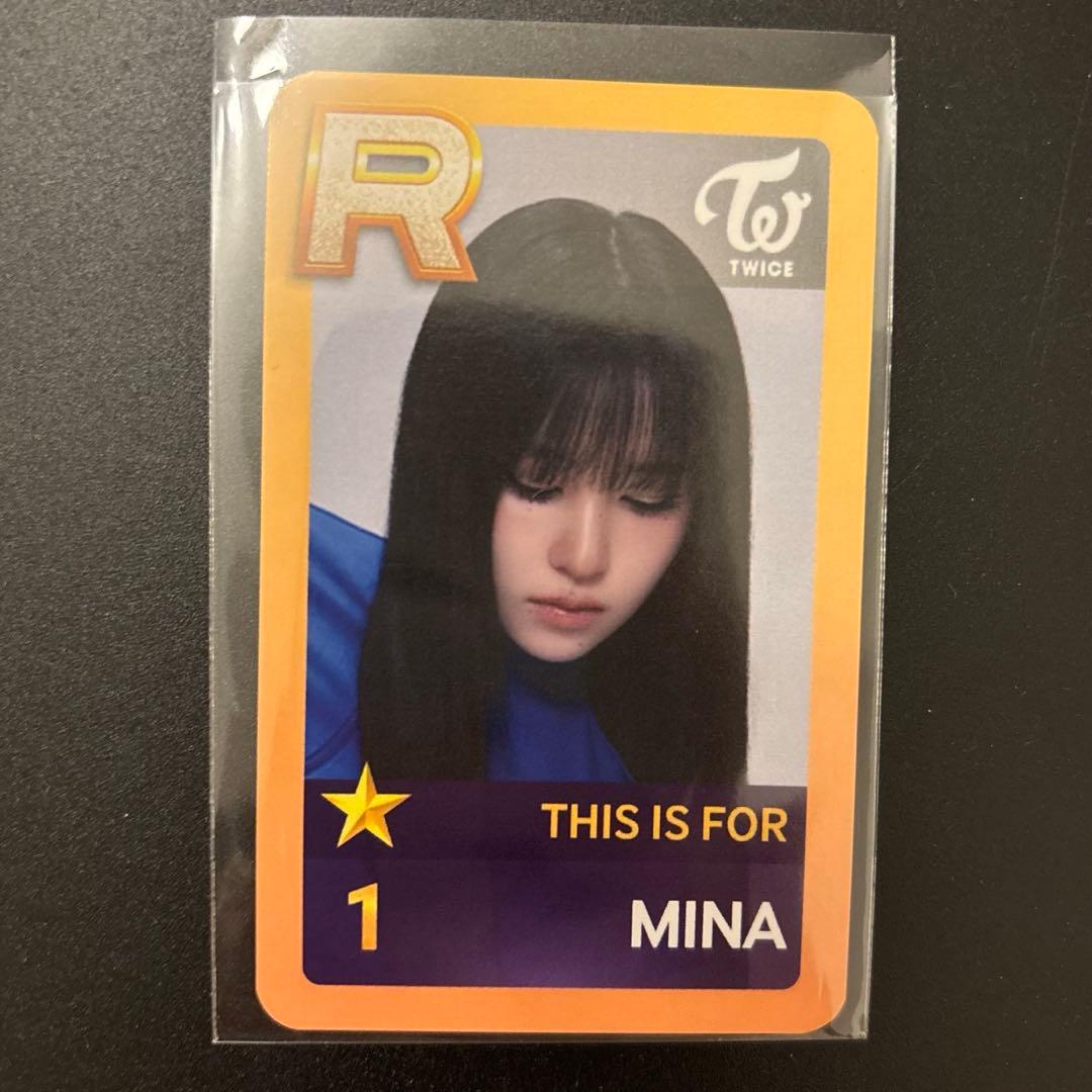 SSJYP twice ソウルコン THISISFOR トレカ ミナ　MINA TWICE ミナ SSJYP トレカ - メルカリ