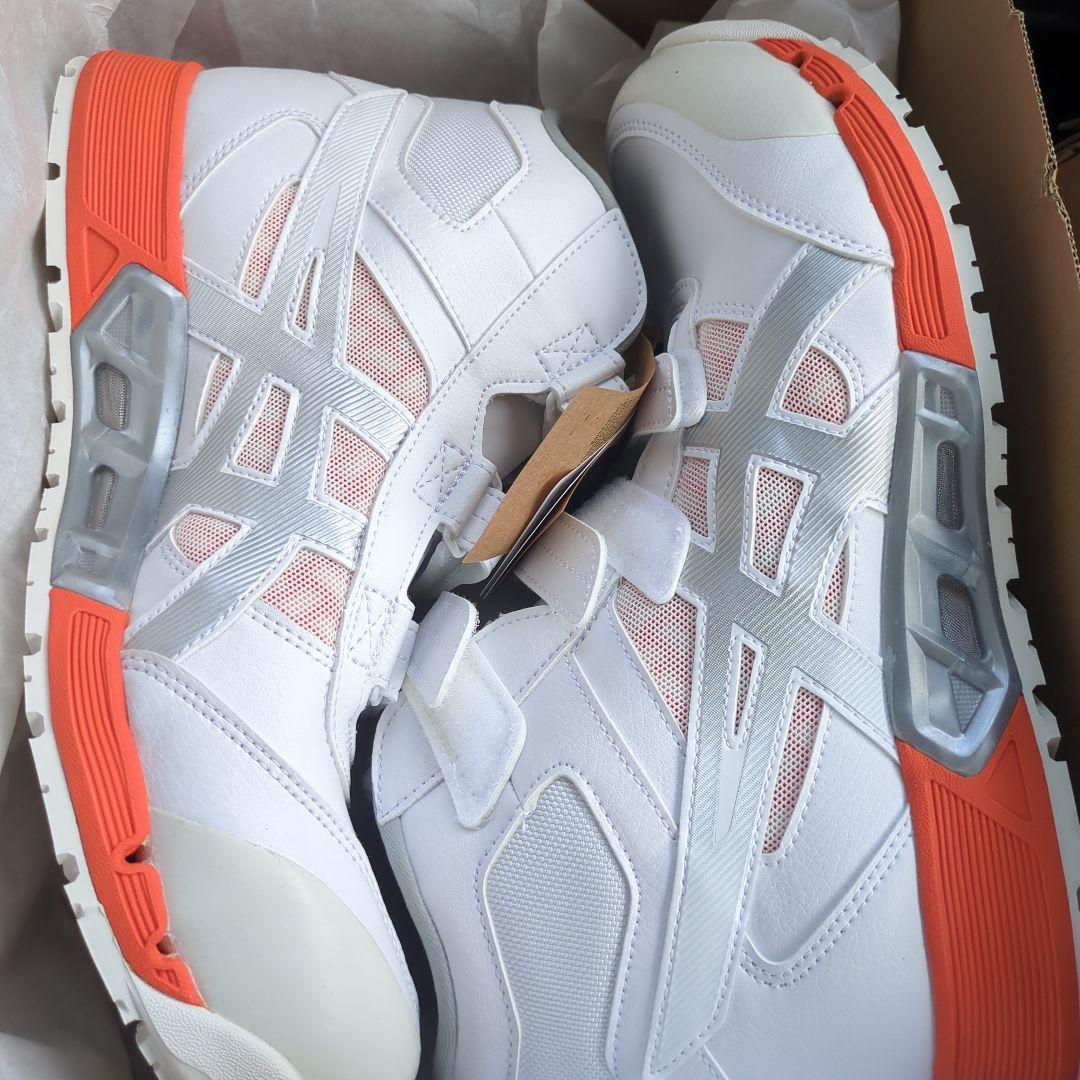 asics JSAA適合安全靴 ホワイト/オレンジ 楽天市場】アシックス 安全靴（靴サイズ（cm）26.5・カラーオレンジ