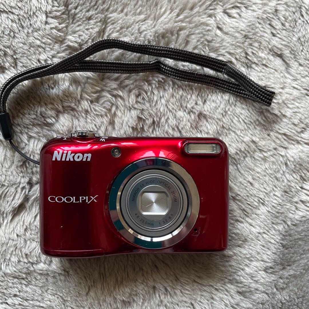 Nikon COOLPIX 赤色 コンパクトデジタルカメラ 20150114144858_469_.jpg