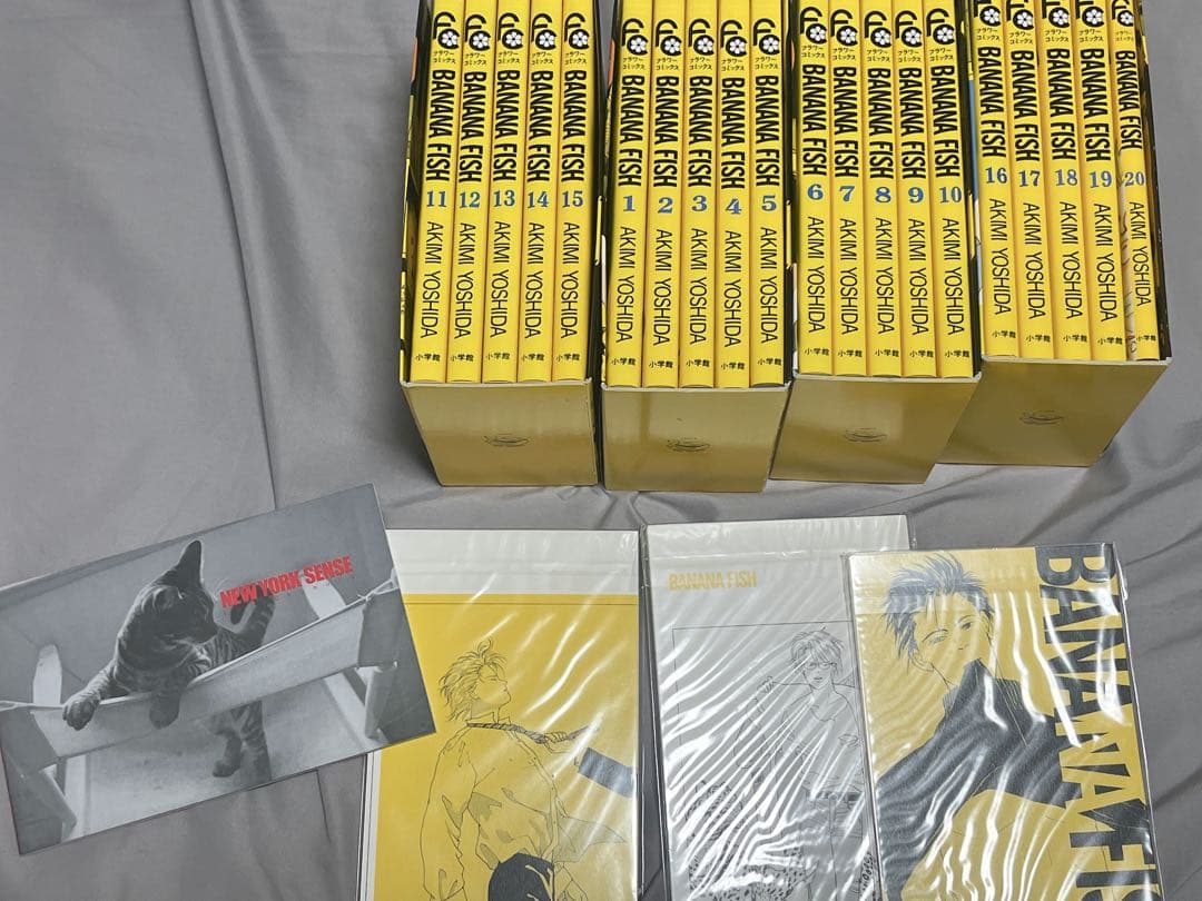 BANANA FISH 全巻セット 1-20巻 BANANA FISH japanese manga book Vol 1 to 20 & box set anime Akimi
