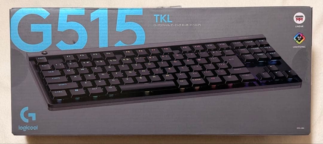 ロジクール G515 TKL 有線テンキーレス ロープロファイル キーボード Logicool ロジクール G515 TKL ブラック 有線 日本語配列テンキーレス