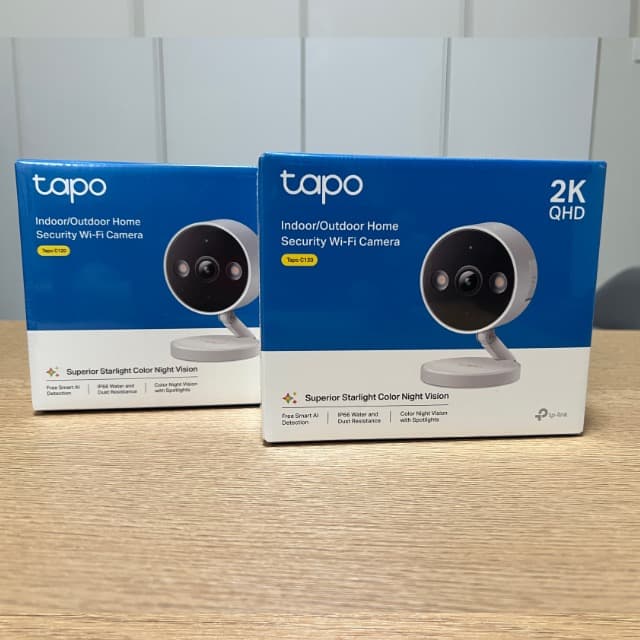 TP-Link Tapo ネットワークWi-Fiカメラ ペットカメラ 2個セット tapo Tapo C210P2 TP-Link 300万画素 ネットワーク Wi-Fiカメラ 2個