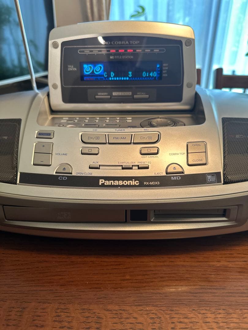 Panasonic RX-MDX3 CD・MD・ラジオコンポ　日本製 Amazon.co.jp: Panasonic パナソニック RX-MDX3-S シルバー パーソナル